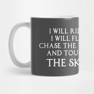 Touch the Sky Millennial Pink Mug